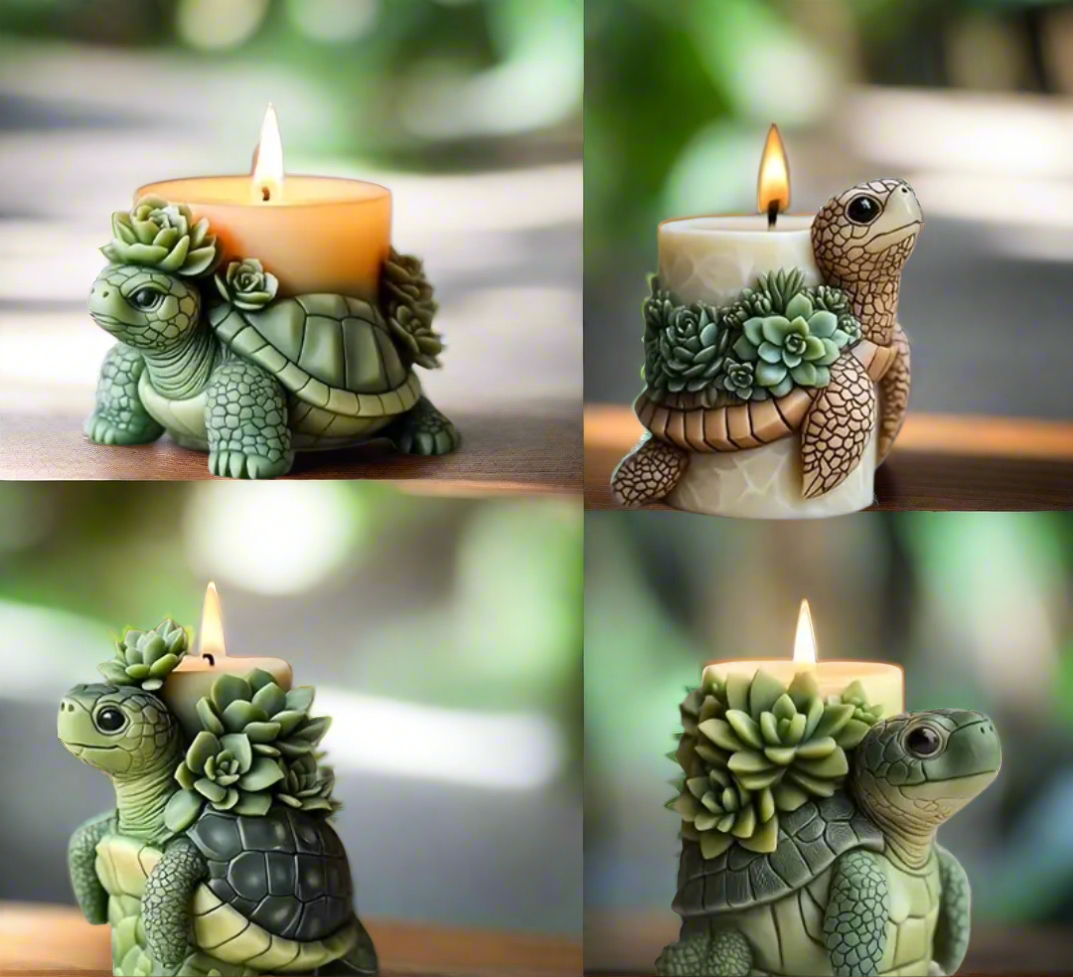 Turtle candle